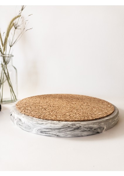 Marble Dekoratif Beton Tepsi Sunumluk fiyatları