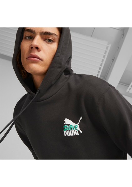 Classıcs Super Puma Graphic Hoodie Tr Erkek Sweatshirt indirimleri