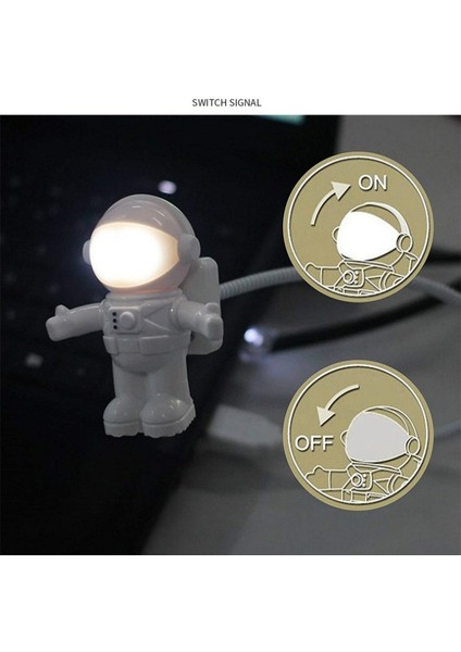 Astronot USB LED Gece Lambası