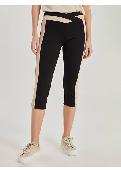 Renk Bloklu Capri Tayt 66586 modelleri