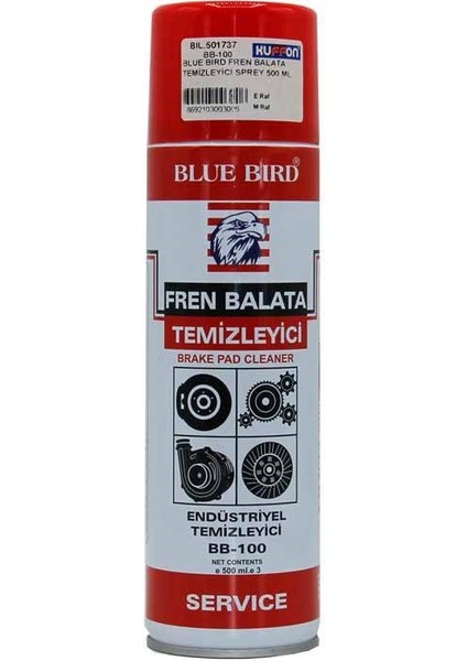 Blue Bırd Fren Balata Temizleyici Sprey 500 ml
