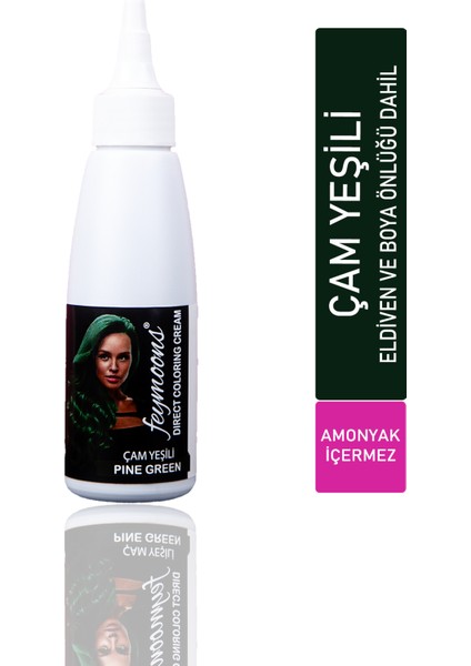 Yarı Kalıcı Saç Boyası Çam Yeşili 120 ml