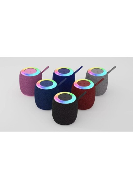 D10 Taşınabilir Rgb Ledli Bluetooth Hoparlör Usb-Fm Radyo Gri fiyatları