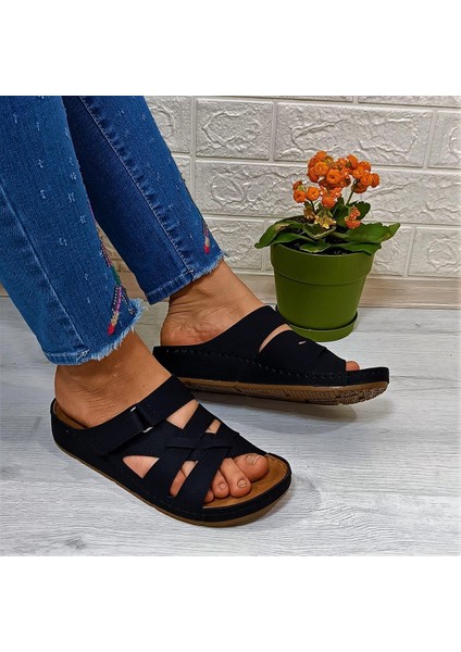 1802 Siyah Anatomic Comfort Taban Kadın Terlik fiyatları