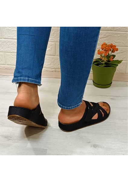 1802 Siyah Anatomic Comfort Taban Kadın Terlik indirimleri