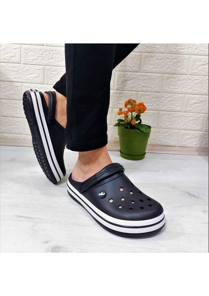 bella 195 Siyah Hastane Aşçı Hafif Rahat Sabo Terlik indirimleri