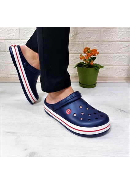 bella 195 Lacivert Hastane Aşçı Hafif Rahat Sabo Terlik indirimleri