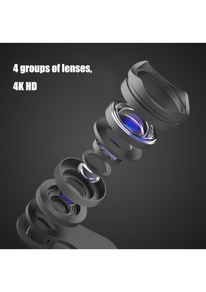 Profesyonel Telefon Lensi Geniş Açı Lensi Hd Lens Fotoğraf & Video Çekimi
