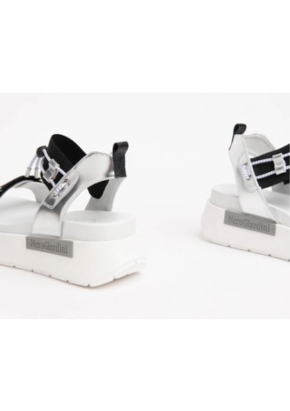 Kadın Sandalet E219025D Nerogiardini T.brıll Argento Tıgrı Nero Tr Lıght Venezıa 806 modelleri
