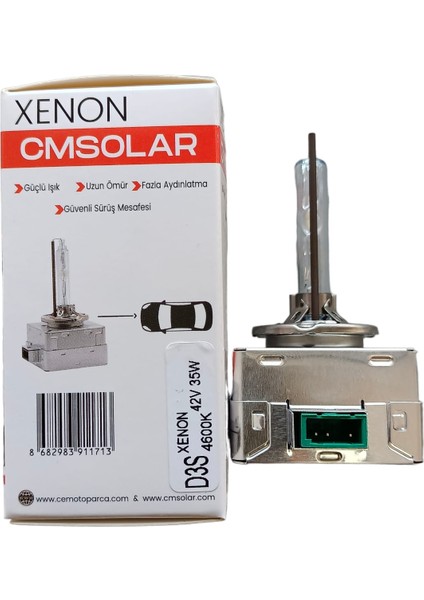 Cmsolar D3S Xenon Ampul 4600 K 42V 35W