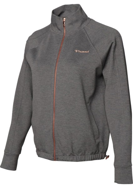 Hml Alyssum Zip Jacket Kadın Gri Sweatshirt 921653-2006