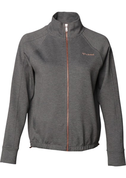 Hml Alyssum Zip Jacket Kadın Gri Sweatshirt 921653-2006