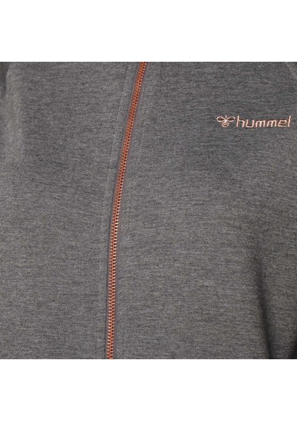 Hml Alyssum Zip Jacket Kadın Gri Sweatshirt 921653-2006