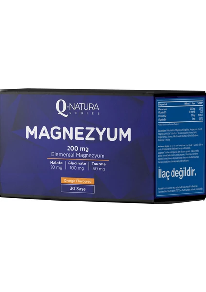 Q Natura Series Magnezyum 30 Saşe