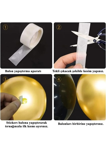 Uzay Temalı Doğum Günü Seti 4 Adet Folyo, 50 Lateks Balon, Banner, Balon Zinciri, Balon Bandı