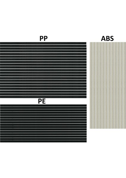 50X Set Pp Abs Pe Plastik Kaynak Çubuğu