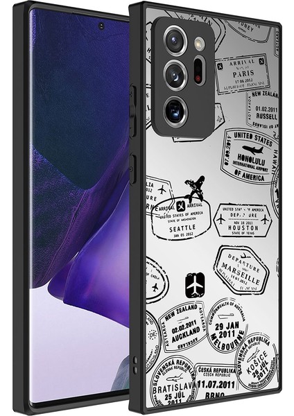 Galaxy Note 20 Ultra Kılıf Aynalı Desenli Kamera Korumalı Parlak Renkli Sert Kapak (Mirror) fiyatları
