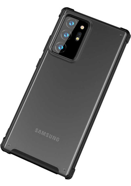 Samsung Galaxy Note 20 Ultra Kılıf Köşe Korumalı Arkası Mat Buzlu Sert Kapak (Volks) modelleri