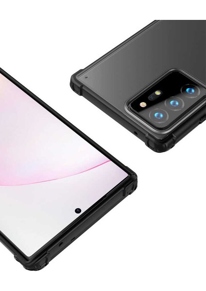 Samsung Galaxy Note 20 Ultra Kılıf Köşe Korumalı Arkası Mat Buzlu Sert Kapak (Volks) indirimleri