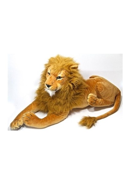 Peluş Yatan Aslan 50 Cm.