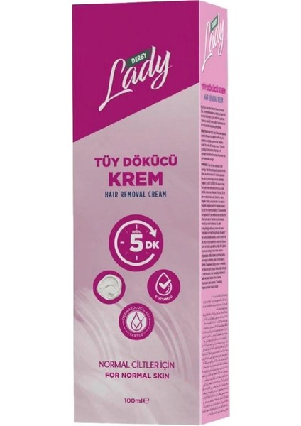 Lady Tüy Dökücü Krem Normal 100 ml