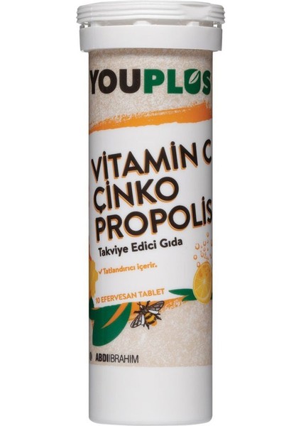Vitamin C, Çinko & Propolis 20 Efervesan Tablet modelleri