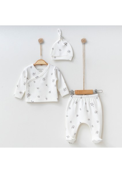 O'baby Pamuk Desenli 3'lü Set