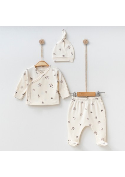 O'baby Pamuk Desenli 3'lü Set