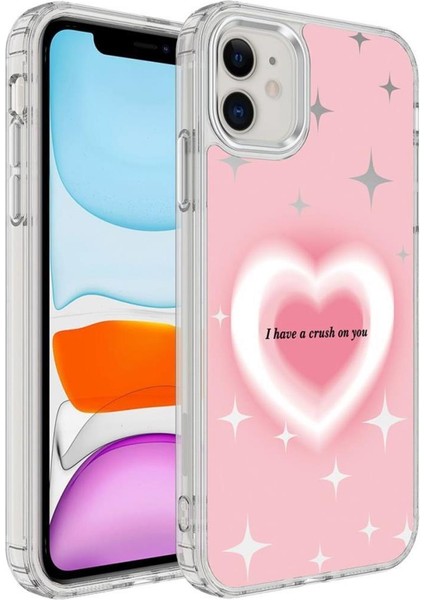 Apple iPhone 11 Kılıf Airbagli Parlak Tasarımlı Desenli Mimbo Kapak