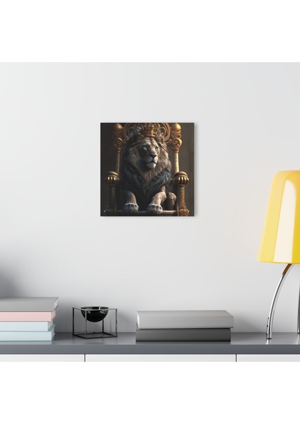 Aslan Kral Cam Tablo Duvar Dekoru 3 modelleri
