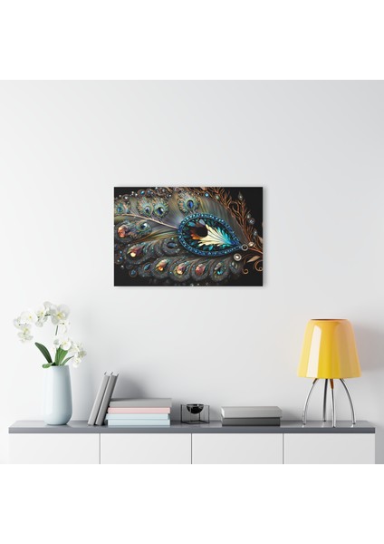 Kuş Tüyü Cam Tablo Duvar Dekoru modelleri