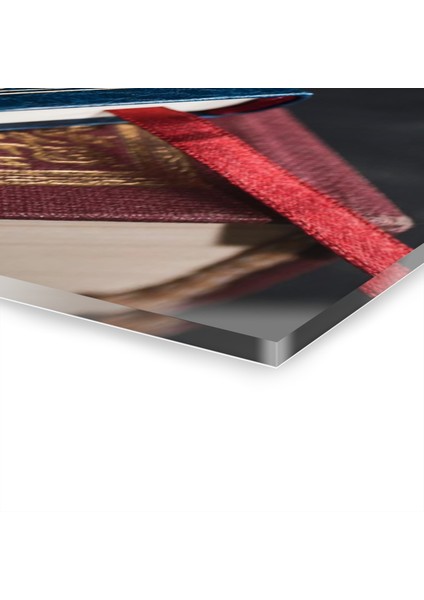 Kur'an - I Kerim ve Tesbih Cam Tablo Duvar Dekoru 3 fiyatları