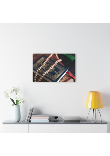 Kur'an - I Kerim ve Tesbih Cam Tablo Duvar Dekoru 3 modelleri