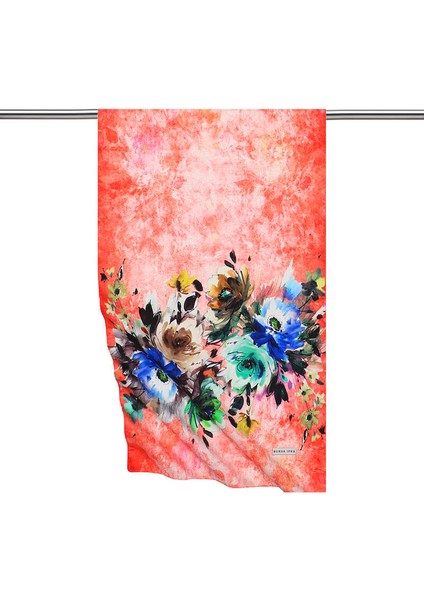 Narçiçeği Flower Ipeksi Fular