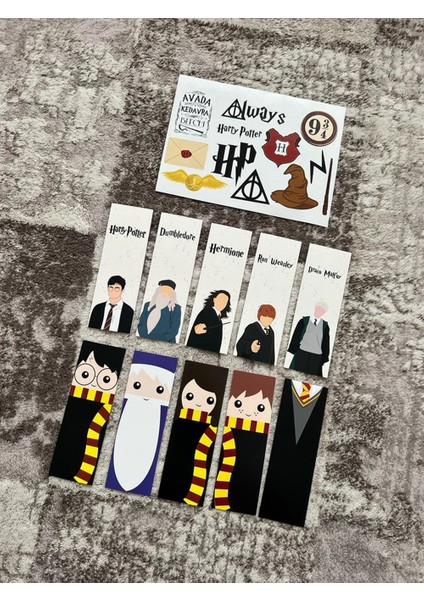 Hp Dizi Kitap Ayraç ve Stickers Çıkartma Seti PYTKSTKRYRC40