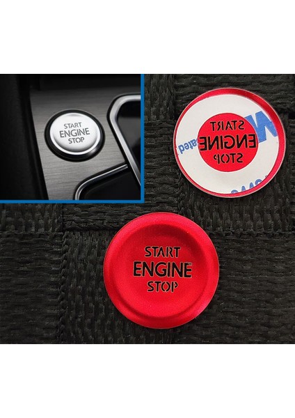 Passat B8 Start Stop Tuş Kapağı Kırmızı - 3G1959839
