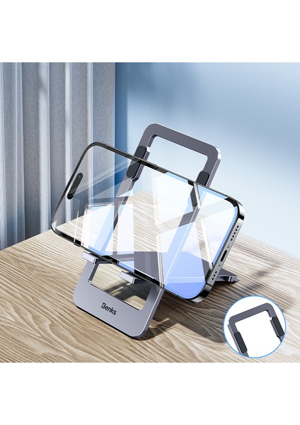 Katlanabilir Ultra Ince Metal Telefon Standı Benks L50 Portable Phone Stand