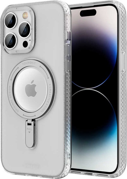 iPhone 13 Pro Uyumlu Kılıf Magsafe Şarj Özellikli Youngkit Rock Serisi Kapak