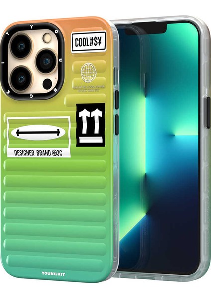 iPhone 14 Pro Uyumlu Kılıf Youngkit The Secret Color Serisi Kapak