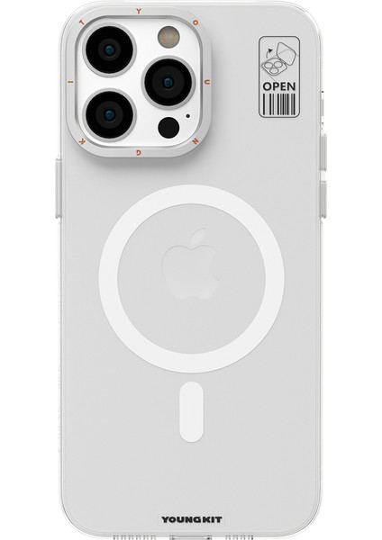 iPhone 14 Pro Max Uyumlu Kılıf Magsafe Şarj Özellikli Standlı Youngkit Hermit Bracket Serisi Kapak
