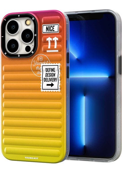 iPhone 14 Pro Uyumlu Kılıf Youngkit The Secret Color Serisi Kapak