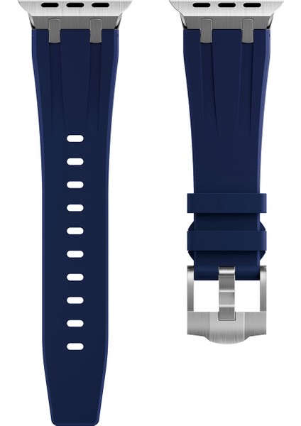 Apple Watch Seri 2/3/4/5/6/7/8/se/ultra 42MM 44MM 45MM 49MM Uyumlu Metal Toka Silikon Kordon indirimleri