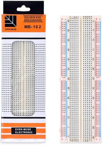 MB-102 Büyük Boy Breadboard 830 Pin Bread Bord