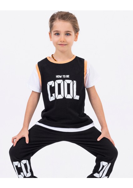 Harika Kids Erkek Çocuk Cool Baskılı  Alt Üst Basic Takım 2-5 Yaş