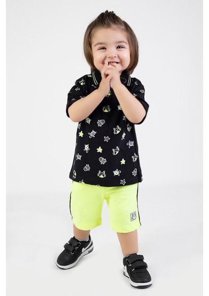 Erkek Bebek Lacos Üst Yazlık Basic Alt-Üst Takım 6-24 Ay fiyatları