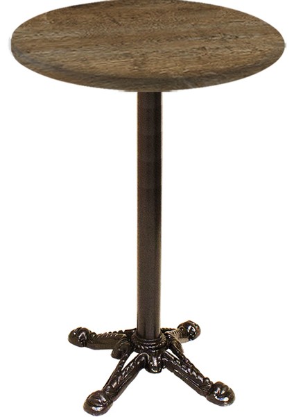 Bistro Döküm Masa (Çipa Werzalit Yuvarlak Q 70CM) - Canyon Hidalgo