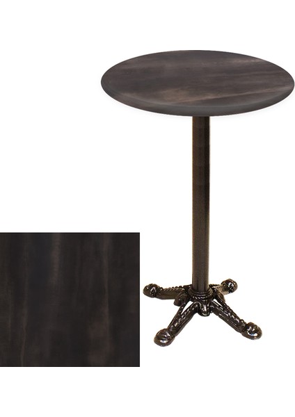 Bistro Döküm Masa (Çipa Werzalit Yuvarlak Q 70CM) - Rocked