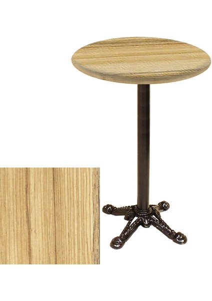 Bistro Döküm Masa (Çipa Werzalit Yuvarlak Q 60CM) - Coco Bolo