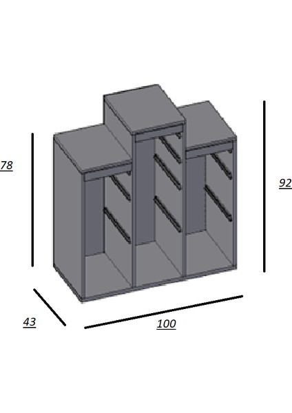 Oyuncak Dolabı Şampiyon-1 (Mdf)