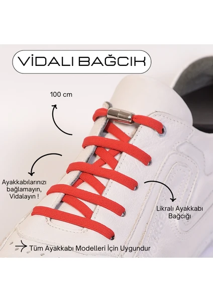 Mag Shoes 100CM Akıllı Vidalı Ayakkabı Bağcığı